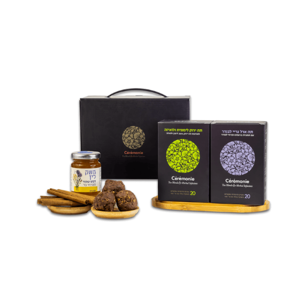 מארז נחושתן מבית סרמוני – מארז מתנה יוקרתי בעיצוב אלגנטי, מתאים כמתנה לעובדים וללקוחות